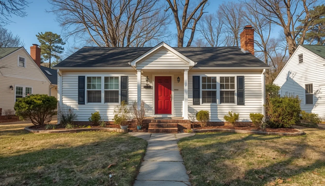 Greensboro rental home with a For Rent sign